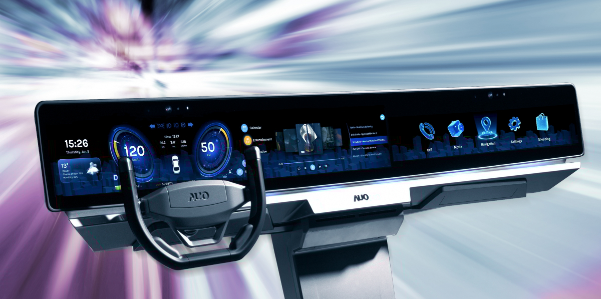 jinnian金年会FIDM Plus 一体化显示方案导入AmLED显示技术并整合多项感测技术，打造沉浸式、互动的座舱体验