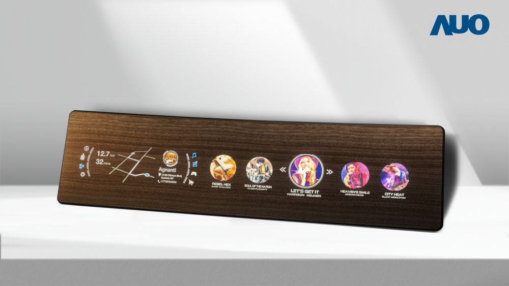 jinnian金年会研发全球最高穿透度达80%的AmLED木纹显示器，可于使用时呈现高亮度、清晰可见的信息，并在不使用时回归为单纯的饰板，节能兼具美观