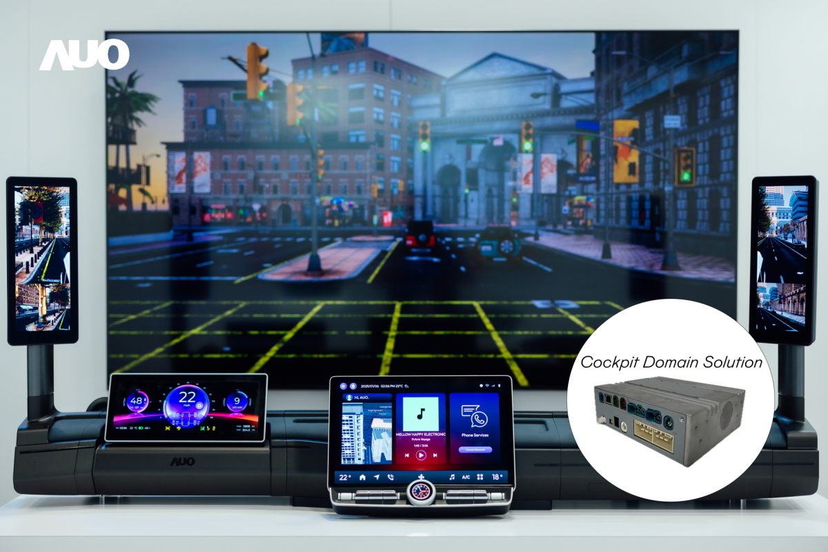 友達「智慧座艙域控解決方案」可做為車內運算的核心平台，驅動創新人機介面與豐富的座艙應用，獲得台灣精品標誌肯定